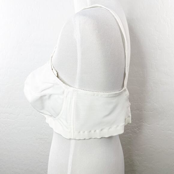 GODDESS White Front Closure Bra Style 0204 Vintage US 46 C NEW NWT Plus - Picture 3 of 5